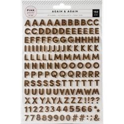 Again & Again Mini Alphabet Stickers 151/Pkg - 1