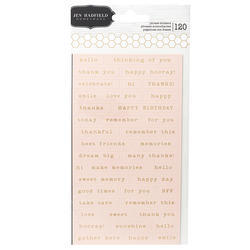 Along The Way Phrase Stickers 120/Pkg - 1