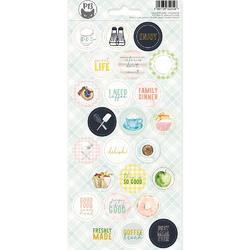 Around The Table Cardstock Stickers #03 4"X9"