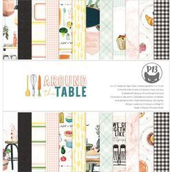 Around the Table Double-Sided Paper Pad 12"X12" 12/Pkg - 1