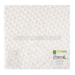 Evergreen & Holly Gold Foiled Vellum Specialty Paper 12"X12" - 1