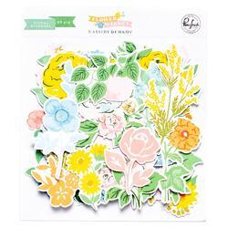 Flower Market Floral Cardstock Die-Cuts - 1