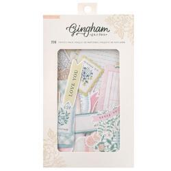 Gingham Garden Paperie Pack Paper Pieces & Washi Stickers 200/Pkg - 1