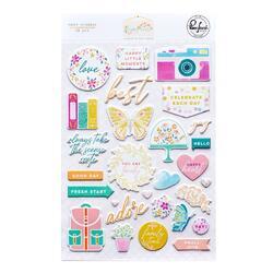 Happy Heart Puffy Stickers - 1