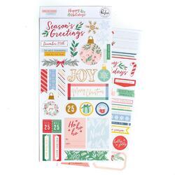 Happy Holidays Cardstock Stickers - 1