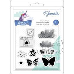 Head In The Clouds Clear Acrylic Stamps