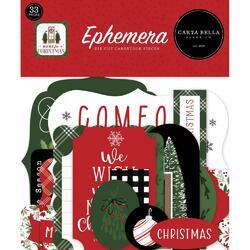 Home For Christmas Cardstock Ephemera 33/Pkg - 1