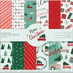 Home For Christmas Single-Sided Paper Pad 12"X12" 36/Pkg