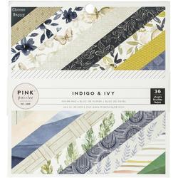 Indigo & Ivy Single-Sided Paper Pad 6"X6" 36/Pkg