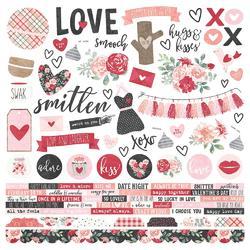 Kissing Booth Combo Cardstock Stickers 12"X12"