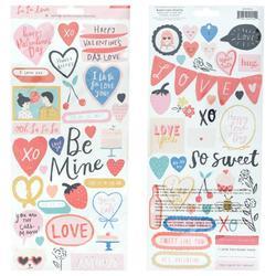 La La Love Cardstock Stickers 75/Pkg - 1