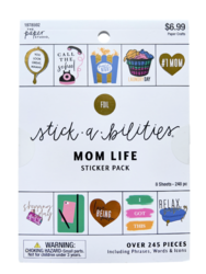 Mom Life Paper Pack Sticker Book 248 pc - 1