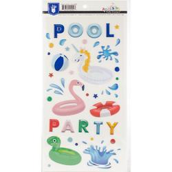 Poolside Puffy Stickers - 1