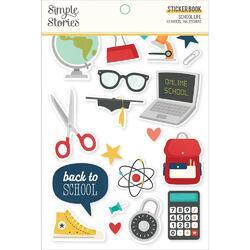 School Life Sticker Book 12/Sheets 704pcs - 1