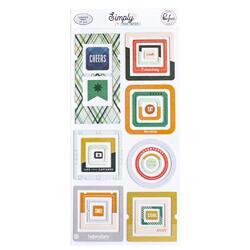 Simply The Best Chipboard Frames Stickers - 1