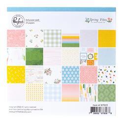 Spring Vibes Double-Sided Paper Pack 6"X6" 24/Pkg - 1