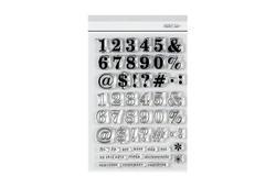 Studio Calico Stamp Set 4x6 Document Numbers - 1
