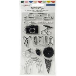 Sweet Story Acrylic Clear Stamps 13/Pkg