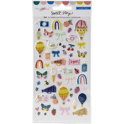 Sweet Story Puffy Stickers 50/Pkg