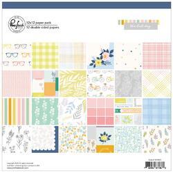 The Best Day Double-Sided Paper Pack 12"X12" 12/Pkg