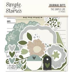 The Simple Life Bits & Pieces Journal Die-Cuts 31/Pkg - 1