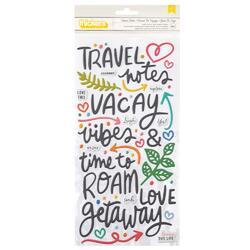 Where To Next Thickers Phrase Puffy Stickers 160/Pkg - 1
