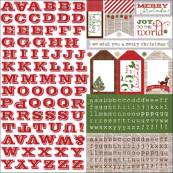 Very Merry Christmas - Cardstock Stickers 12"x12"