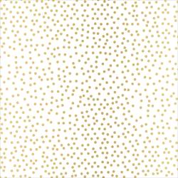 Amelia Gold Foil Dots Printed Vellum 12"x12"