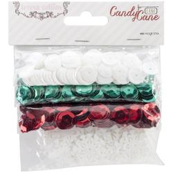 Candy Cane Lane Sequins 800 pkg - 1