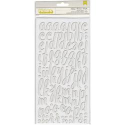 Citrus Bliss Thickers Alpha Stickers – white - 1