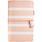 Color Crush Faux Leather Travelers' Planner 5.75"X8" Blush Stripe - 1/2