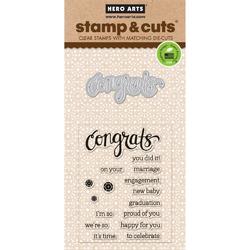 Congrats Clear Stamps & Die