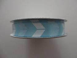 Cut & Paste Ribbon - Modrá chevron stuha (1,2m)