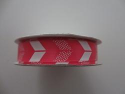 Cut & Paste Ribbon - Růžová chevron stuha (1,2m)