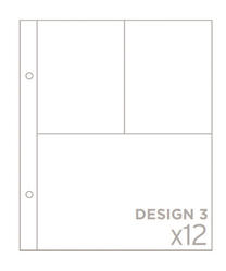 Plastové kapsy (12 ks) - 6x8 Design 3 - 1