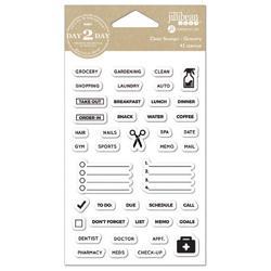 Day 2 Day Planner Clear Stamps - Events - 1