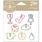 Day 2 Day Planner Shaped Clips 8/Pkg - Wine - 1/3