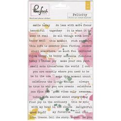 Felicity Word Stickers 4"x6" 2 sheets - 1