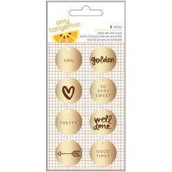 Finders Keepers Embossed Gold Stamped Mylar Flair - 1
