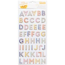 Finders Keepers Follow Alpha/Multi Chipboard Thickers Alpha Stickers - 1