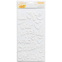 Finders Keepers Today Phrases/White Foam Alpha Stickers - 1