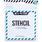 Heidi Swapp 4x4 Mini Stencil & Cardstock Kit - Patterns - 1/4