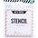 Heidi Swapp 4x4 Mini Stencil & Cardstock Kit - Words - 1/4