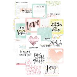 Inspire Project Life Die-Cut Card Pack 4"x4" 12 pkg