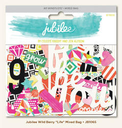 Jubilee Wild Berry Mixed Bag Cardstock Die-Cuts - 1