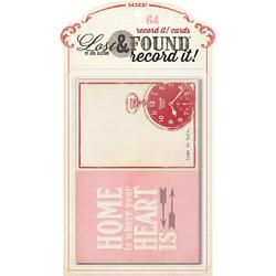 Lost & Found Record It! Journal Cards 64/Pkg Heirloom