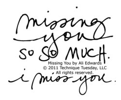 Missing You by Ali Edwards - 1