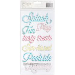 Poolside Thickers Phrase Stickers - 1