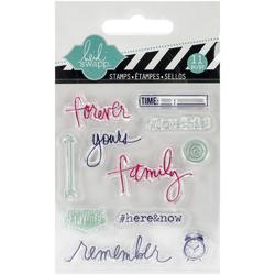 Remember Mixed Media Clear Mini Stamps - 1
