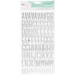 Serendipity Thickers Alpha Stickers 5.5"x11" 2pkg